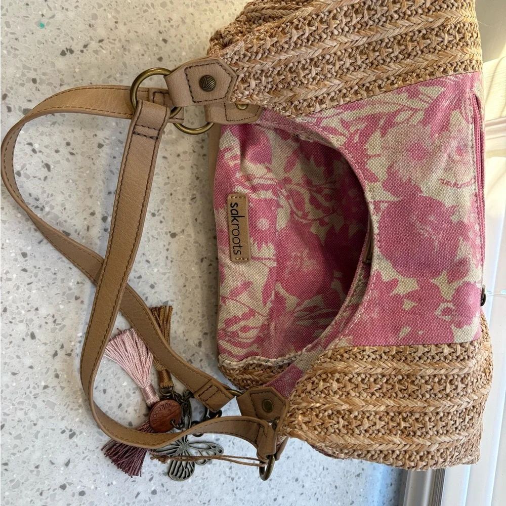 NWOT Sak Roots Roma Shopper Handbag - Picture 8 of 12